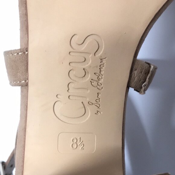 Circus by Sam Edelman "Stella" Block Heel Sandal in Tan - Picture 14 of 16